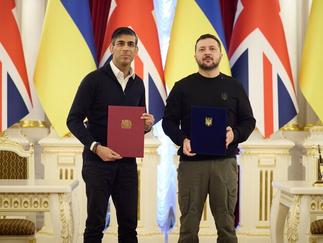 Зеленський: Договір із Великобританією – перша двостороння угода, яка реалізовує базові домовленості країн G7 щодо безпеки України