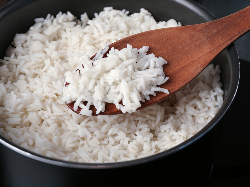 Как варить рис на воде