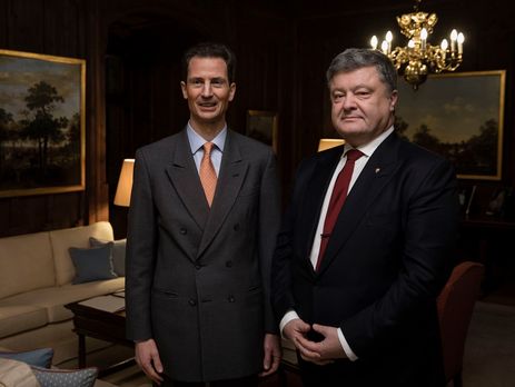 Порошенко провел встречу с наследным принцем Лихтенштейна Алоизом