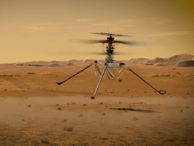 NASA потеряло связь с находящимся на Марсе вертолетом Ingenuity
