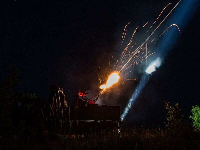 Українські військові збили російську ракету з кулемета