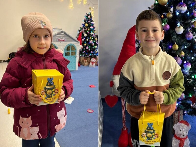 В Киеве дети-переселенцы из Мариуполя продолжают получать зимние поздравления от Фонда Рината Ахметова