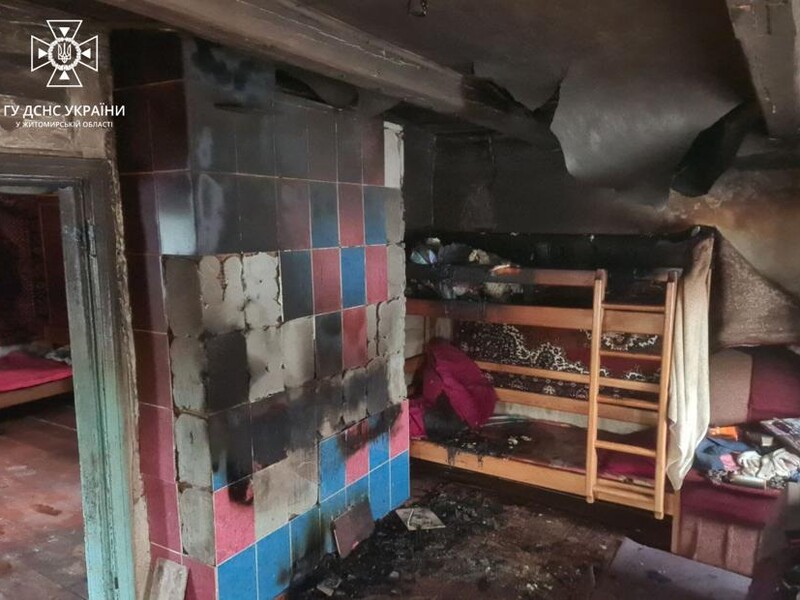 В Житомирской области в результате пожара погибли двое детей, которых родители оставили дома одних – ГСЧС