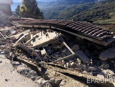 В центре Италии произошло мощное землетрясение