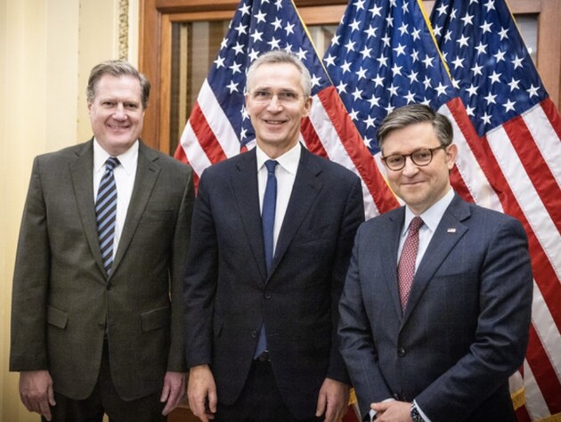 Столтенберг зустрівся з керівниками Конгресу США й узяв участь у 