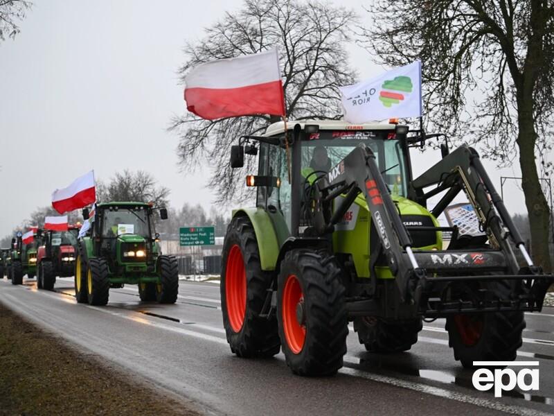 Польські фермери анонсували нову блокаду кордону з Україною й доріг усередині Польщі. Страйк триватиме понад місяць