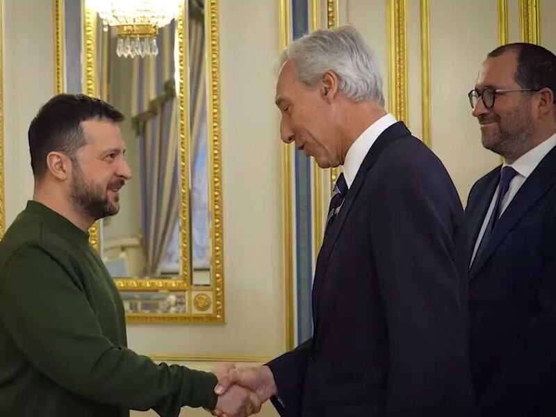 Зеленский встретился с двумя португальскими министрами