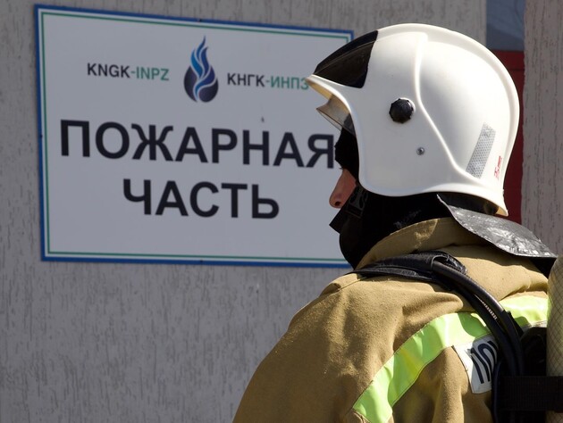 В Краснодарском крае РФ горел нефтеперерабатывающий завод, по данным СМИ – из-за атаки беспилотника