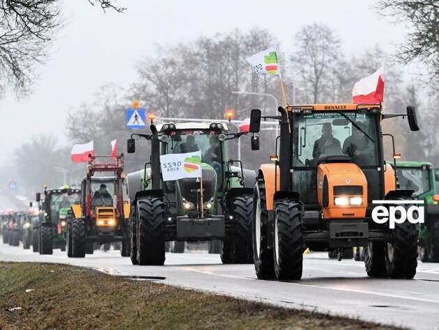 Польські фермери розпочали блокування КПП на кордоні з Україною