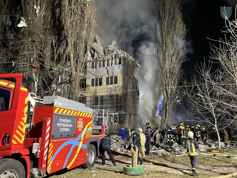 В Одесі ППО збила сім Shahed із восьми, один маневрував серед будинків – сили оборони півдня України