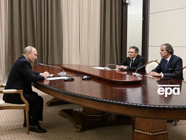 Глава МАГАТЕ зустрівся з Путіним, говорили про ситуацію на ЗАЕС