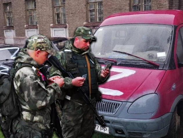 Захватчики на оккупированных территориях Украины заставляют нарушителей 