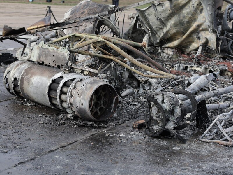 В непризнанном Приднестровье сгорел военный вертолет, в СМИ заявили об атаке дрона на военную часть
