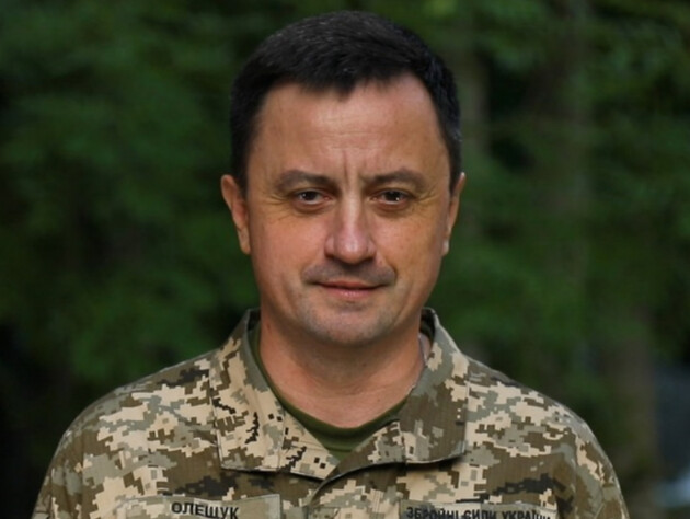 Олещук показал только что уничтоженный российский беспилотник. Видео