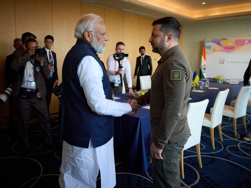 Моді повідомив про "добру" розмову із Зеленським і підтримку Індією зусиль щодо якнайшвидшого припинення війни РФ проти України