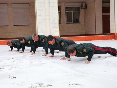 Пять генералов Нацгвардии Украины присоединились к флешмобу #22PushupChallenge в поддержку ветеранов АТО