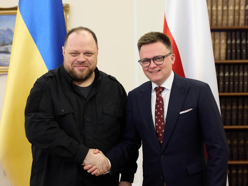 Стефанчук розраховує на початок консультацій між Україною й Польщею щодо розроблення двосторонньої угоди у сфері безпеки