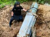 В Киеве нашли боевую часть новейшей российской ракеты Х-69. Спасателям понадобилось больше времени, чем обычно, чтобы обезвредить ее