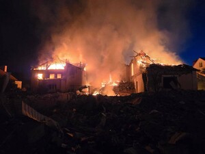 Россияне ночью ударили по Харькову, произошли пожары, пострадали два человека – ОВА