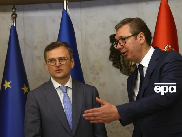 Посольство Сербії в Україні відновить роботу вперше з березня 2022 року – Кулеба після зустрічі з Вучичем