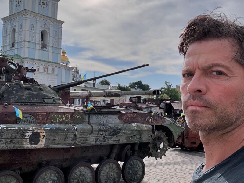 Американська кінозірка Міша Коллінз за рік знову приїхав до Києва. Фото, відео