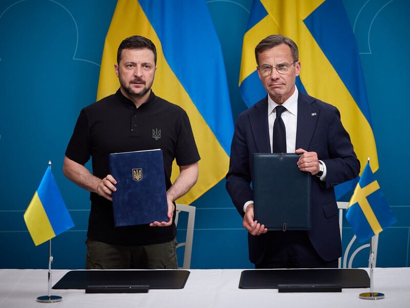 Украина заключила со Швецией соглашение о безопасности и получит €6,5 млрд военной помощи за три года 