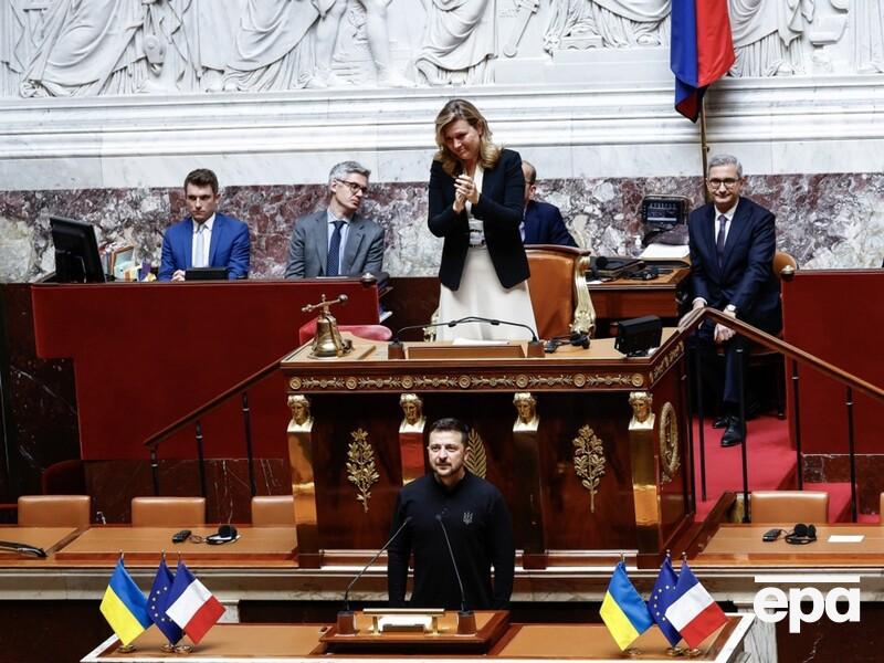 Зеленський у Національній асамблеї Франції: Жодних ліній для зла не існує