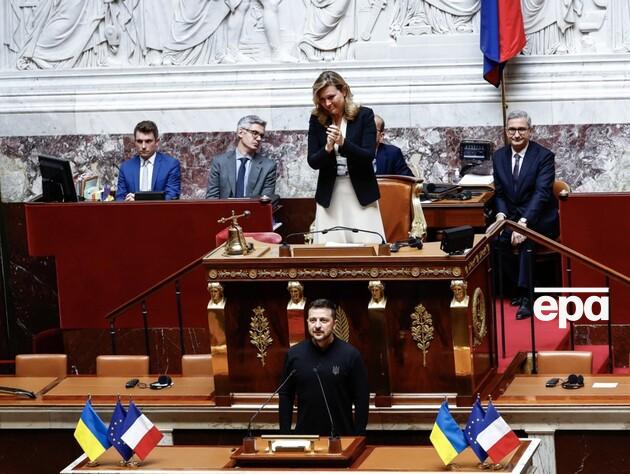 Зеленский в Национальной ассамблее Франции: Никаких линий для зла не существует