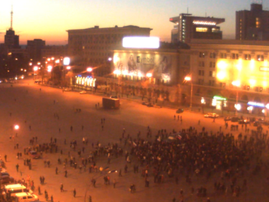 В Харькове снова собирается митинг