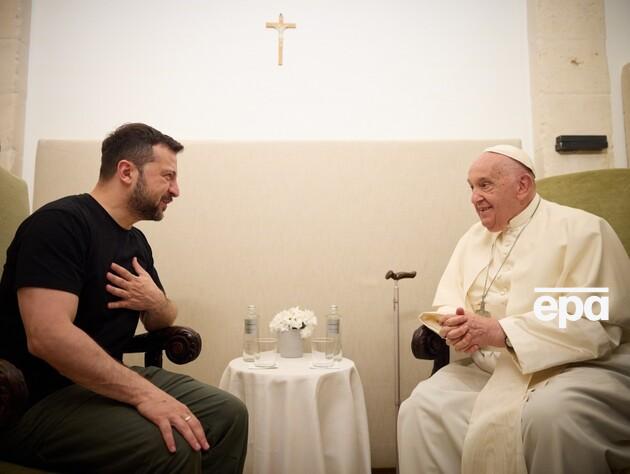 Зеленский в Италии встретился с папой римским