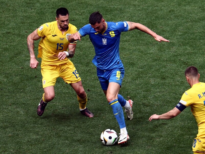 Евро 2024. Румыния разгромила Украину, забив три мяча за 28 минут