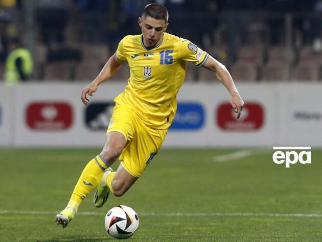 Ведущий защитник сборной Украины не сыграет против Румынии на Евро 2024
