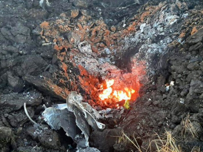 У Дніпропетровській області знищено дев'ять повітряних цілей РФ, є поранені. ЗСУ показали уламки збитих російських ракет. Фото