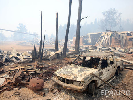 В Чили лесные пожары уничтожили целый город. Фоторепортаж