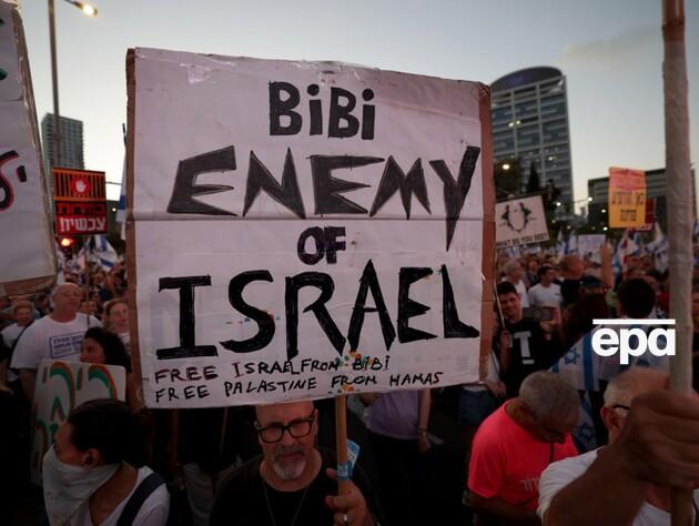 В Ізраїлі відбулися масові протести. Мітингувальники палили вогнища, депутатка заявила про напад поліцейських. Фото, відео