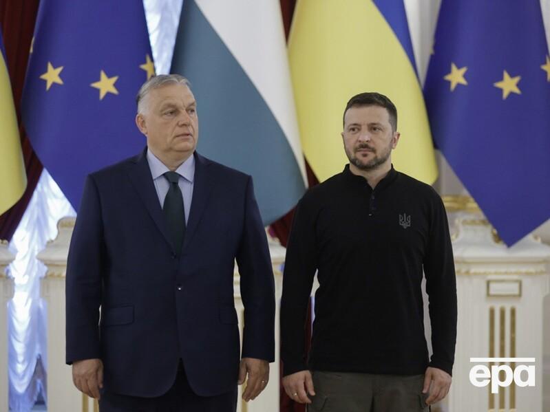 Зеленский: Важно, что Венгрия поддерживает Украину на пути в ЕС и признает Россию агрессором