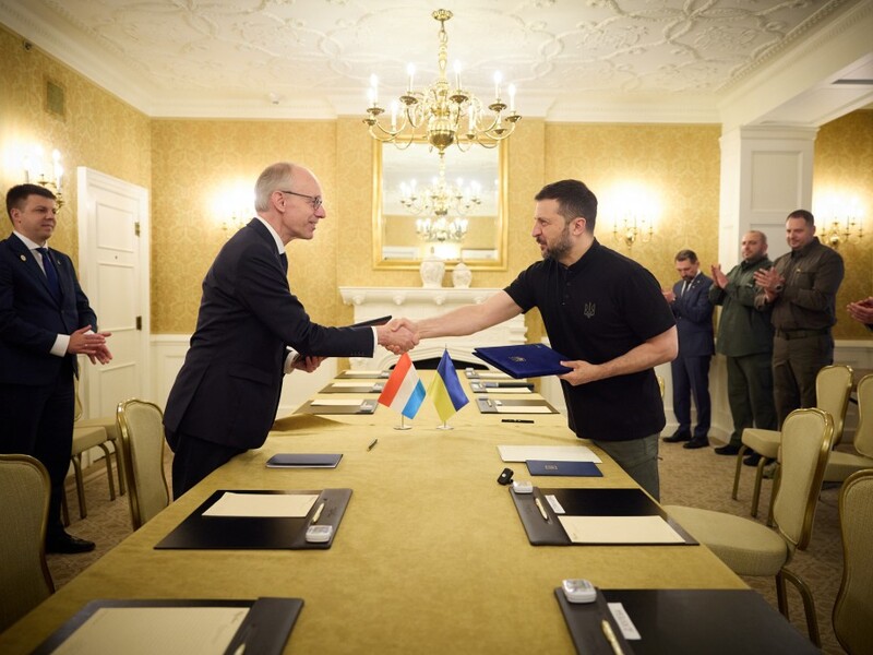 Украина и Люксембург подписали соглашение о безопасности, оно сосредоточено на политическом и ценностном взаимодействии – Зеленский