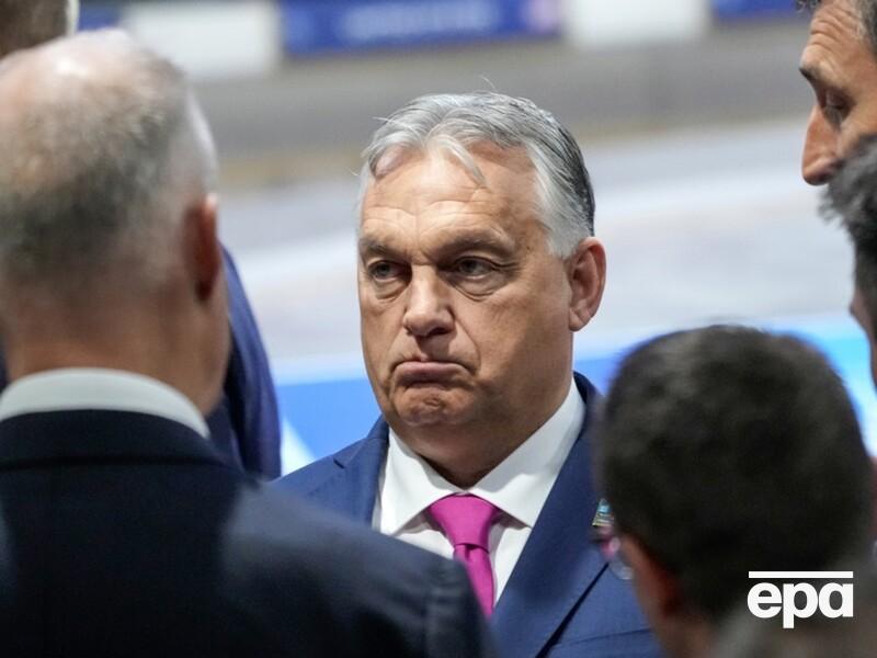 Орбан в присутствии Зеленского на саммите НАТО заявил, что Украина не должна вступать в Альянс – Bloomberg