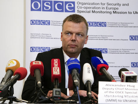 Хуг: Миссия ОБСЕ зафиксировала более 2260 нарушений режима тишины на Донбассе за сутки