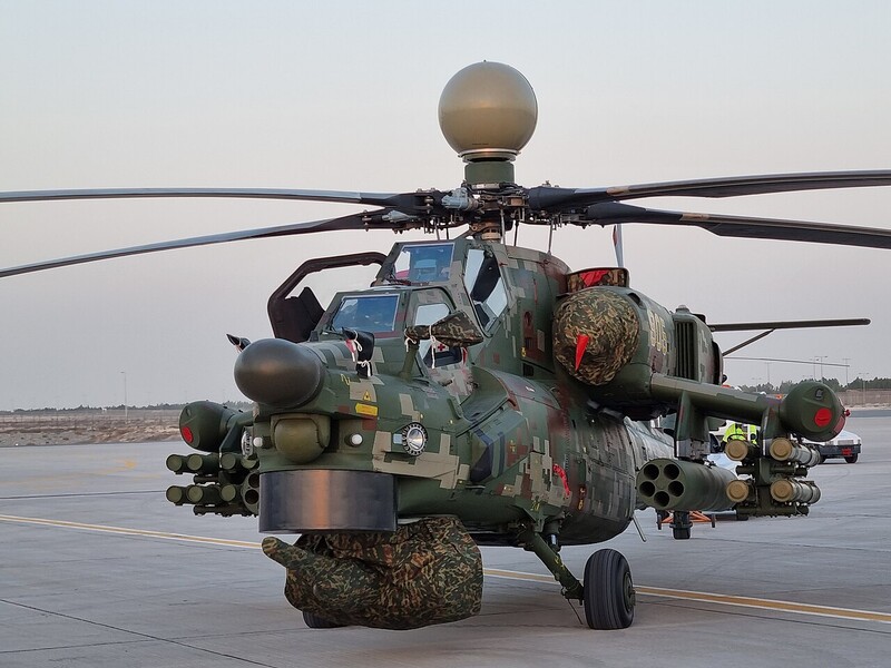 В России упал военный вертолет Ми-28, экипаж погиб