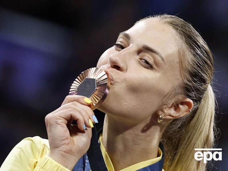 Харлан после получения бронзовой медали на Олимпиаде в Париже обратилась в сети к украинцам