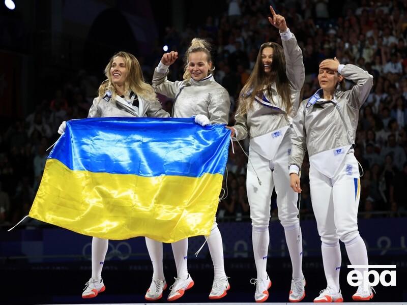 Украинская сборная по фехтованию на саблях завоевала золото на Олимпиаде