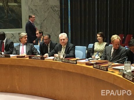 Ельченко (в центре) обратился к генсеку ООН в связи с обострением ситуации на Донбассе