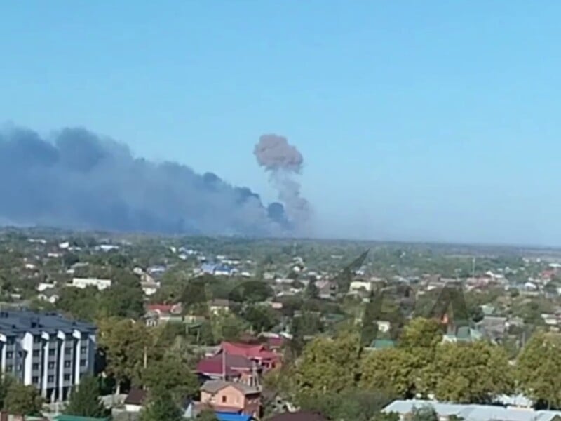 На арсенале в Краснодарском крае в момент атаки БПЛА был эшелон с 2 тыс. тонн боеприпасов – Генштаб ВСУ