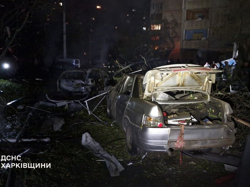 КАБ упал в Харькове возле 16-этажки, которая уже была повреждена от атак, количество пострадавших выросло