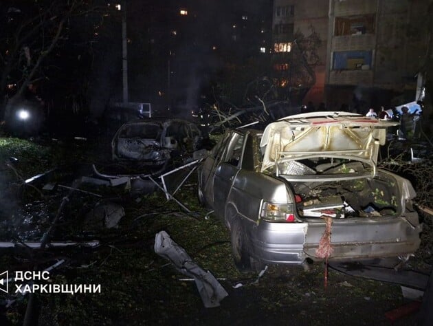 КАБ упал в Харькове возле 16-этажки, которая уже была повреждена от атак, количество пострадавших выросло