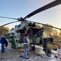 В Омске на авиабазе сожгли военный вертолет. Роспропаганда пишет, что это сделали подростки. Фото