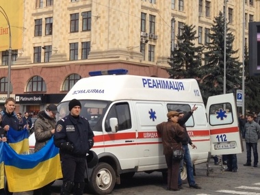 На митинге Евромайдана в Харькове умер пожилой мужчина