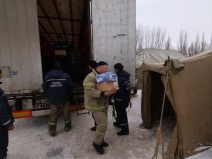 В Авдеевку прибыли 20 тонн гуманитарного груза из Харьковской области