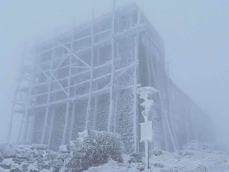 В Карпатах выпал первый снег